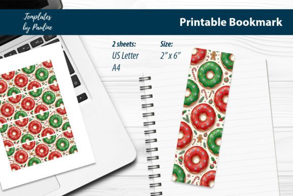 Donut Xmas Reading Bookmark Printable: A Sweet Solution for Every Book Lover
