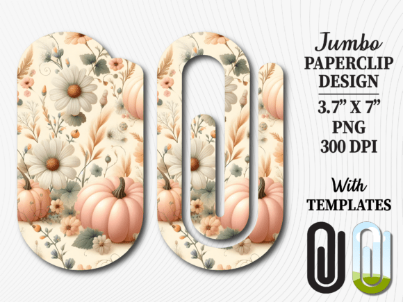 Fall Pumpkin Bloom Jumbo Paperclip PNG: A Practical Guide to Avoiding Common Sublimation Mistakes