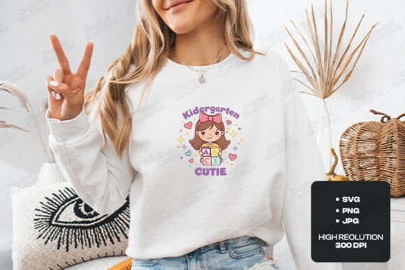 Kindergarten Cutie Cute Kids Design for Back-to-School
