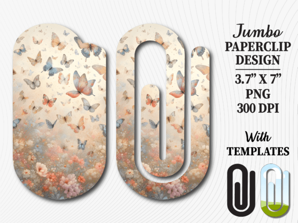 Soft Butterfly Garden Jumbo Paperclip: The Ultimate Digital Asset for Creative Professionals