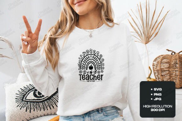 Teacher Lift You High SVG Design: Elevating Educator Appreciation Through Modern Digital Art