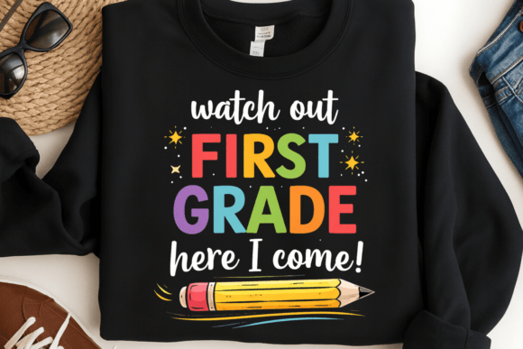 Unlocking Creativity with the Watch Out First Grade PNG Design